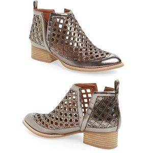 Jeffrey Campbell Metallic Taggart Ankle Boot
